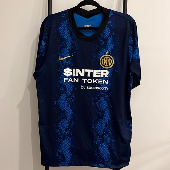 Nike Inter Milan Home Jersey Blue Spark Men Size L - Picture 3 of 11